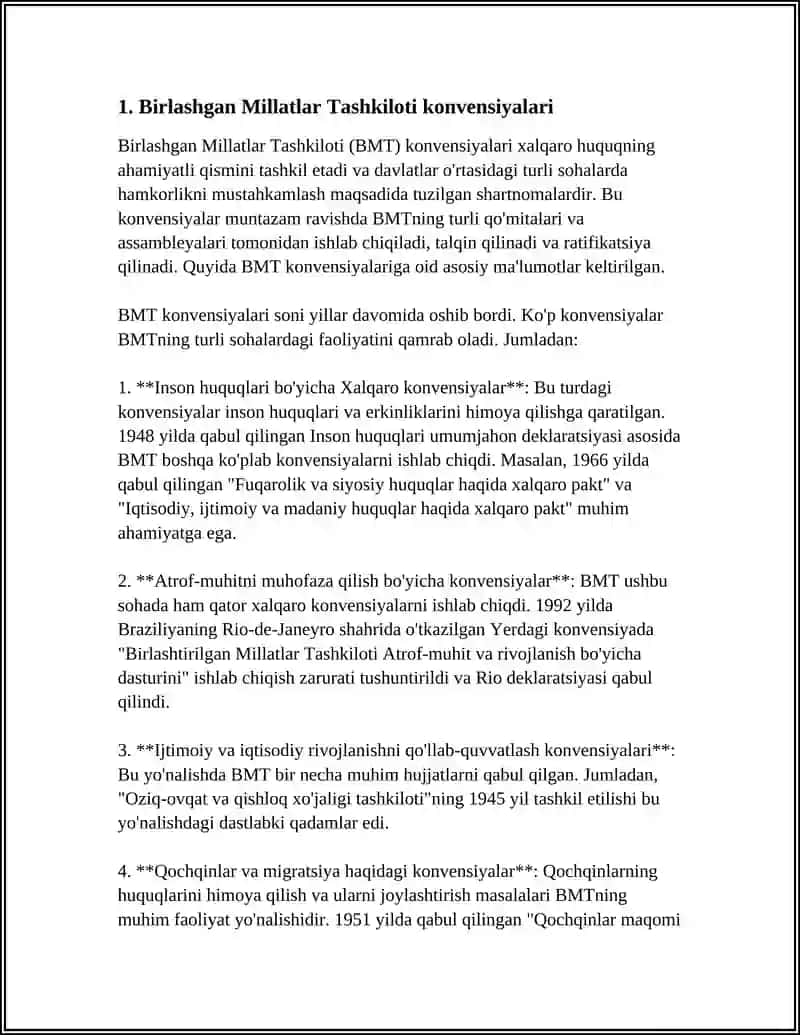 INKLYUZIV TAʼLIM BOʻYICHA XALQARO XUJJATLAR KONVENSIYALAR: TAQQOSIY TAHLIL FRANKLIN D ROOSEVELT 3