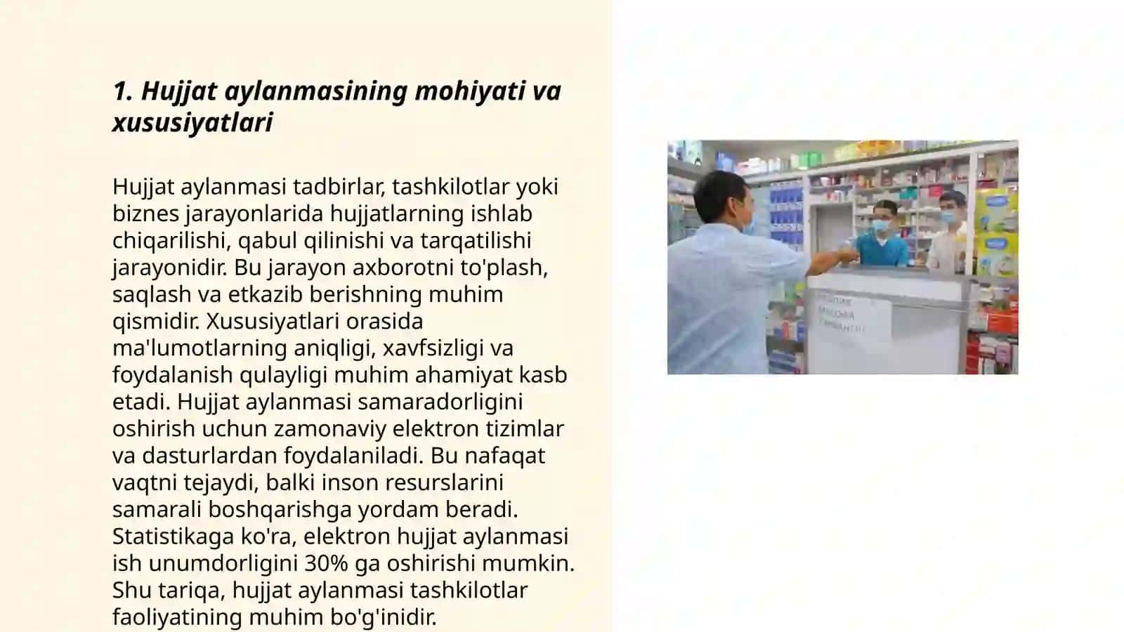 Dorixonalar faoliyatida hujjat aylanmasining ahamiyati 3