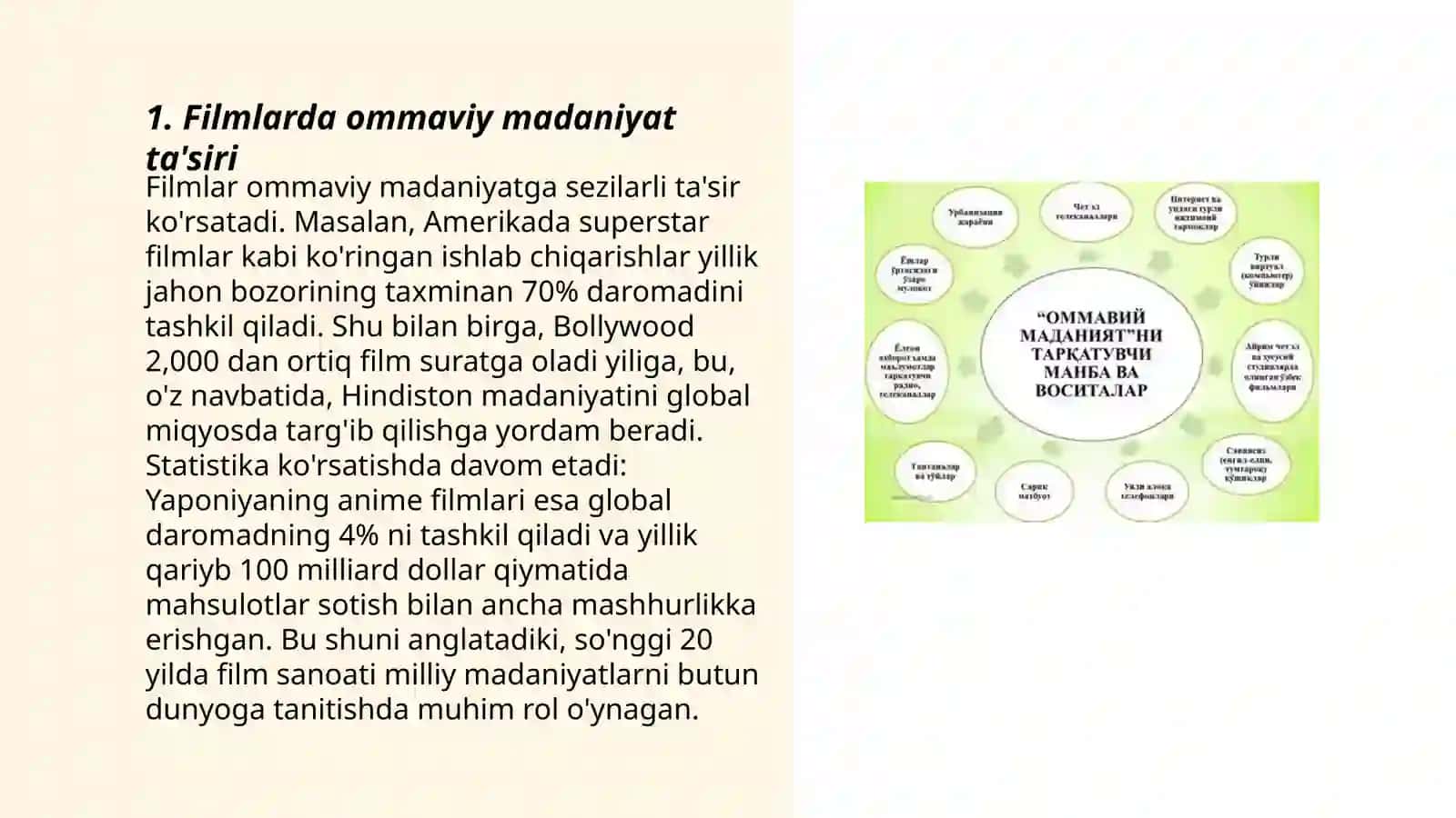 Filmlar va "Ommaviy madaniyat" 3
