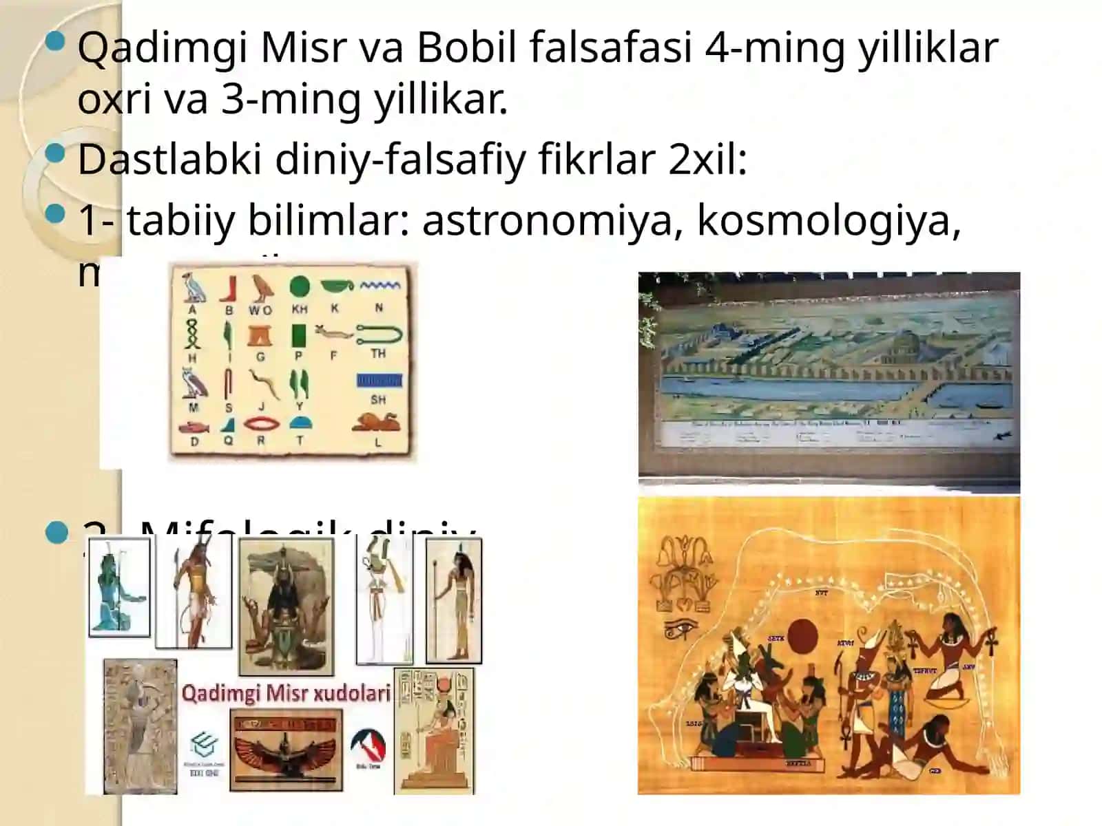 Falsafiy tafakkur taraqqiyoti bosqichlari: Sharq falsafasi 3