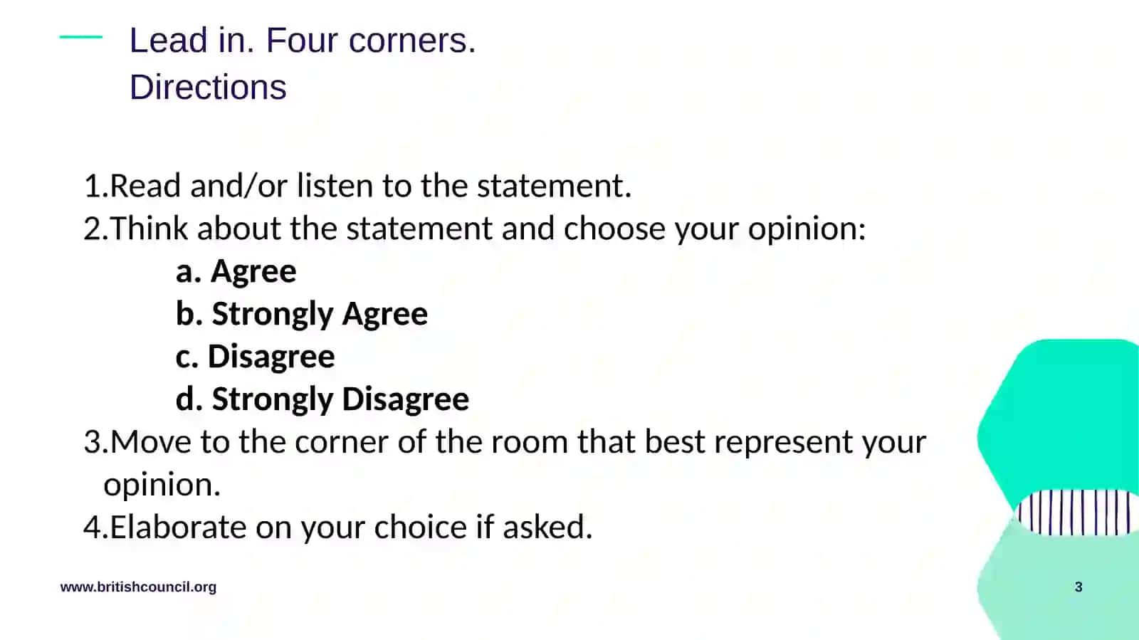 CPD Programme for English Teachers CPD Day 3 session slides 3