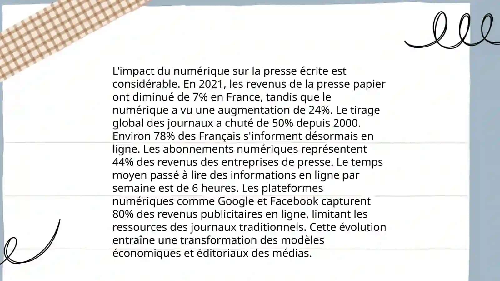 L'impact du numérique sur la presse écrite 3
