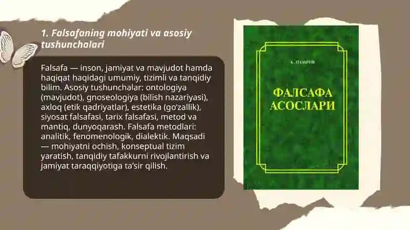 Falsafaning mohiyati va jamiyat taraqqiyotidagi oʻrni 3