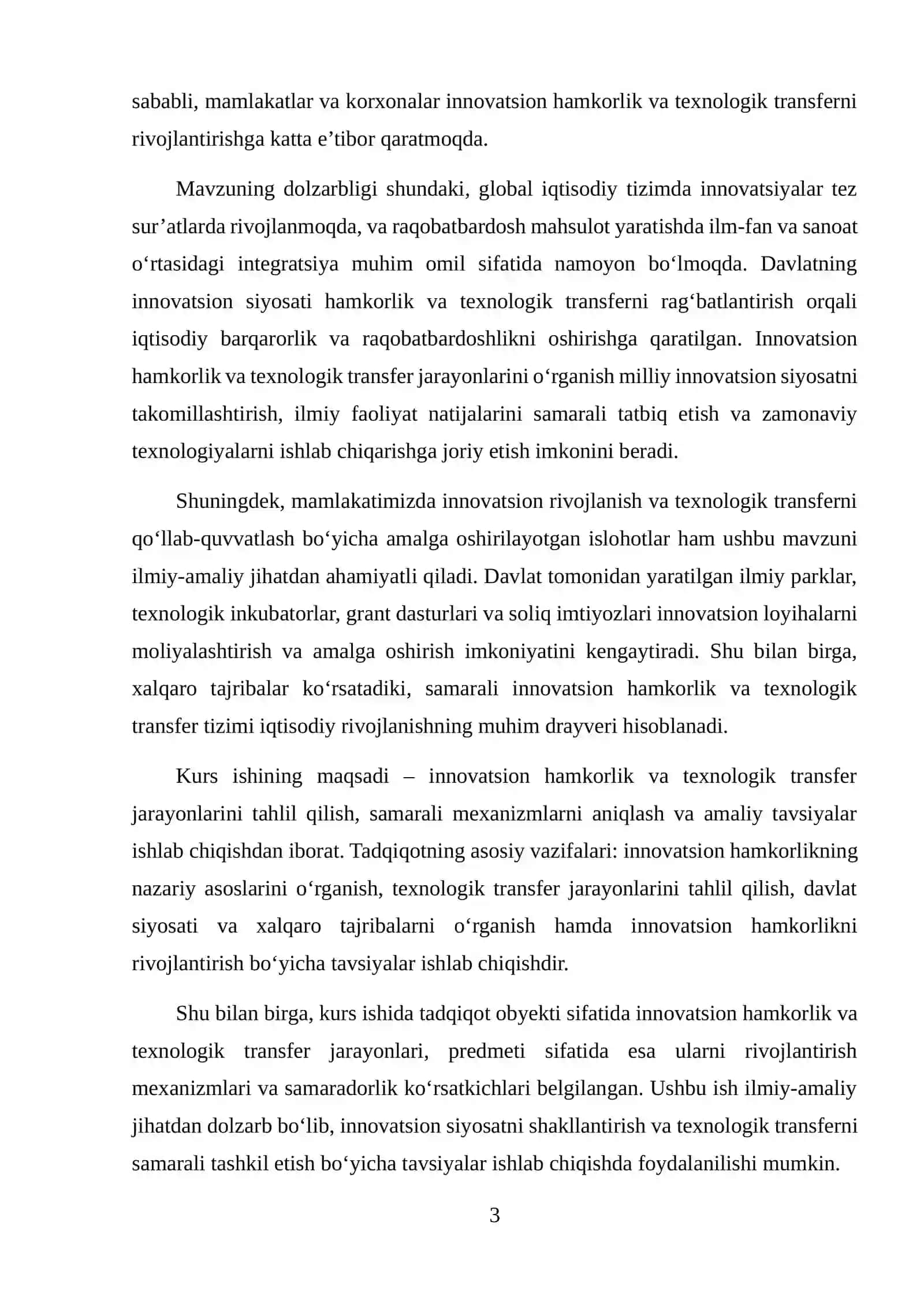 Innovatsion hamkorlik va texnologik transfer siyosati 3