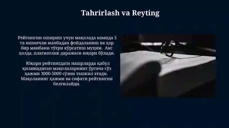 Akademik yozuv va axborot 3