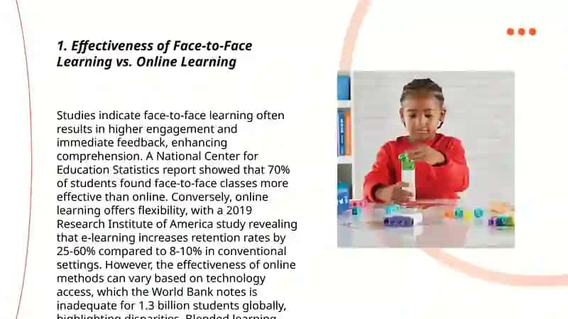 Face to face learning vs online learning 3