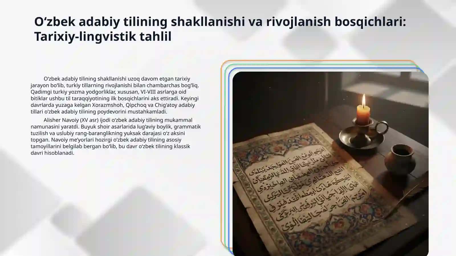 O‘zbek adabiy tili me'yorlari 3