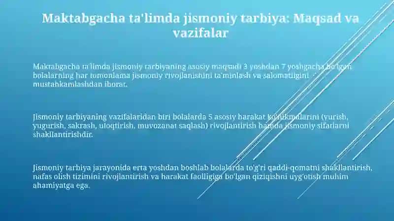 Maktabgacha taʼlimda jismoniy tarbiya 3