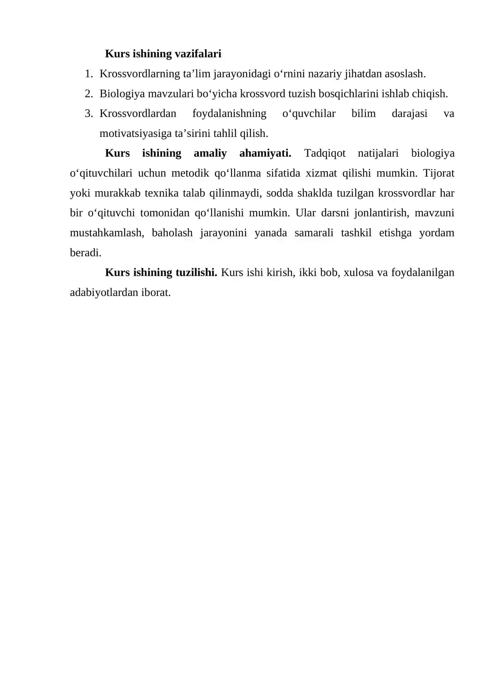 BIOLOGIYA FANIDAN KRASSVORDLAR TUZISH VA ULARDAN FOYDALANISH 3
