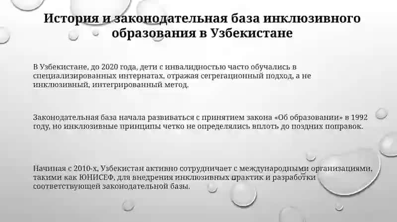 Инклюзивное образование для детей с ограниченными возможностями в Узбекистане 3