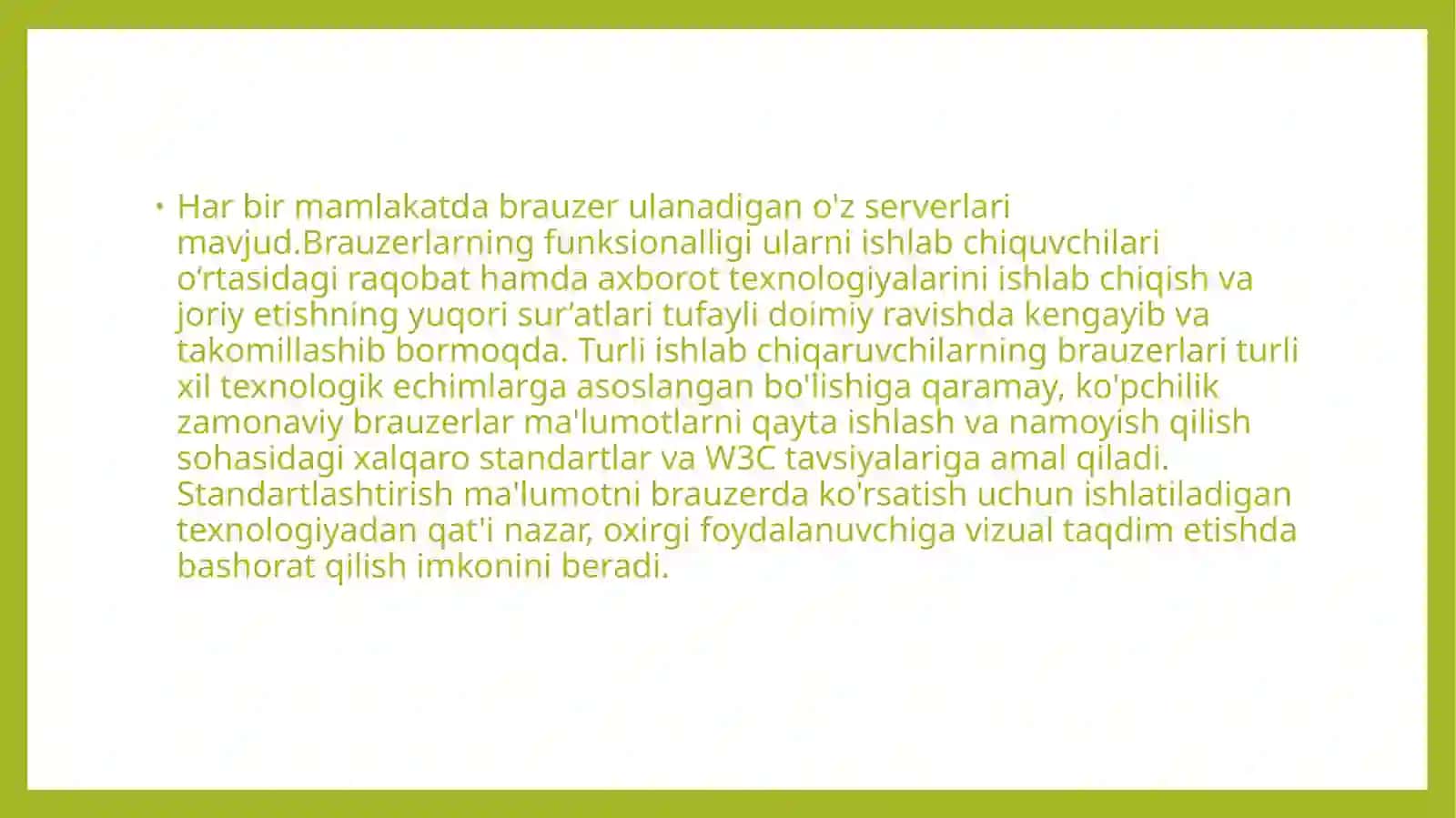 Brauzer dasturi 3