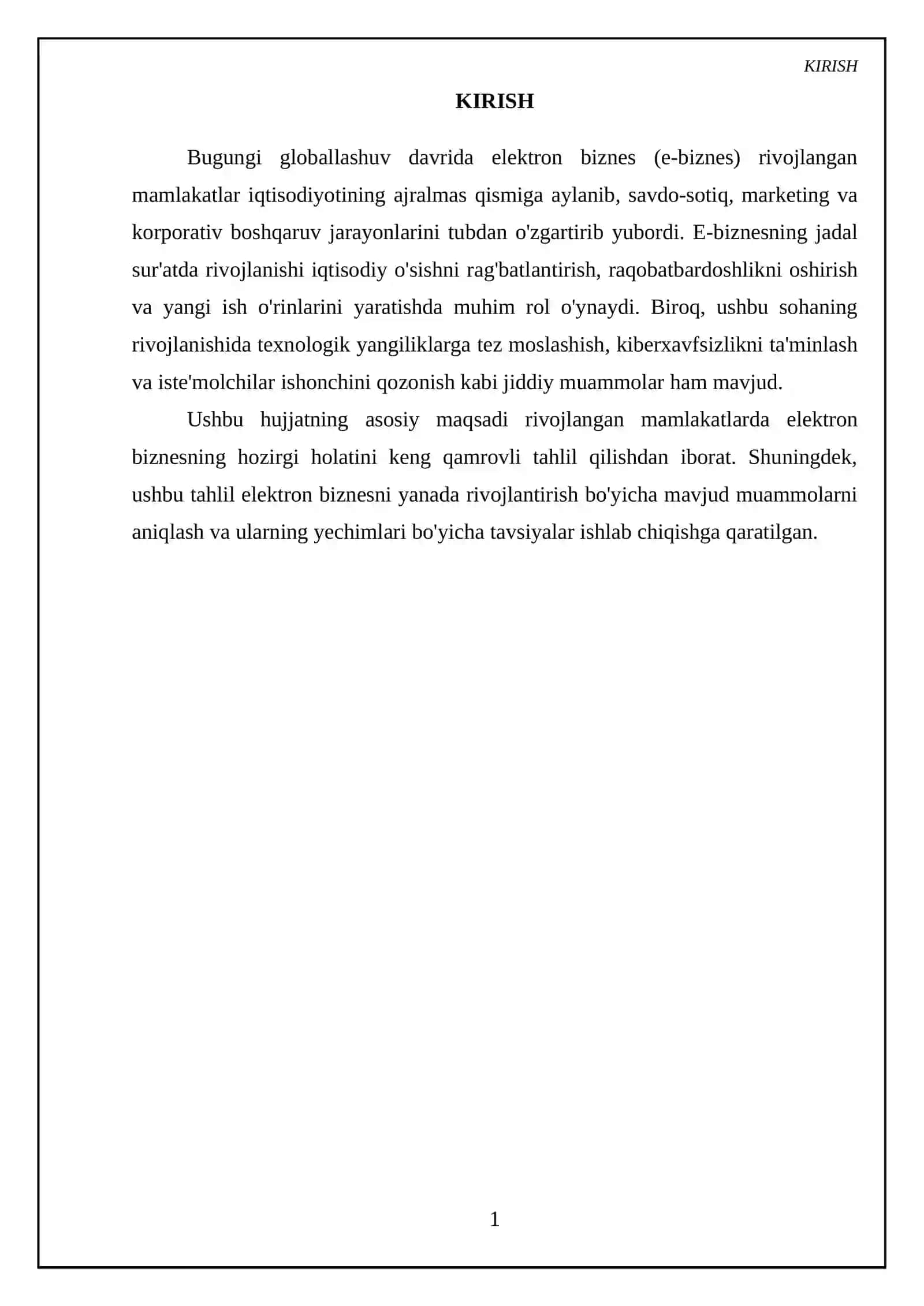 Rivojlangan mamlakatlarda elektron biznesning holati tahlili 3