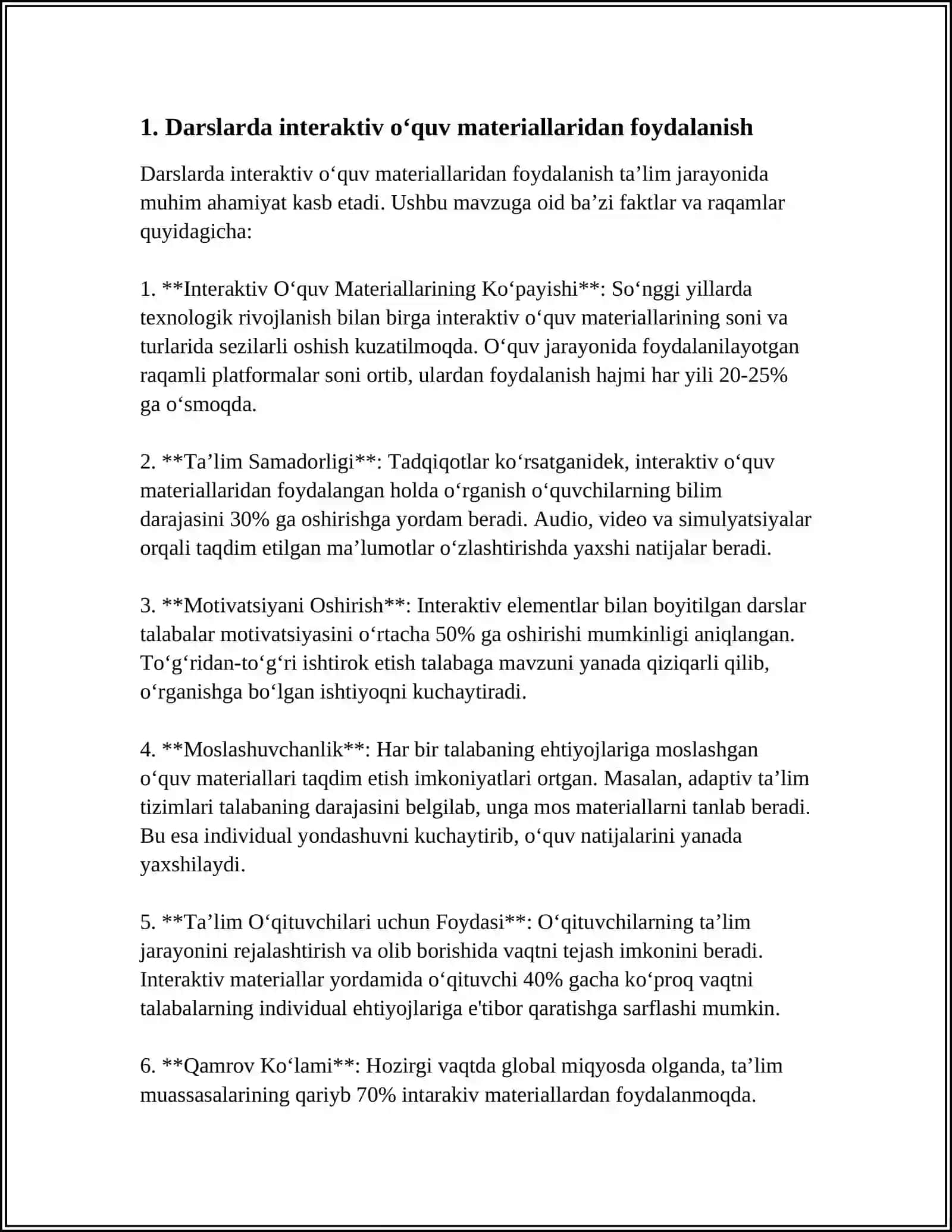 MTMLARNING TA`LIM-TARBIYA JARAYONIGA KOMPYUTERLARDAN FOYDALANISHNING AFZALLIK TOMONLARI 3
