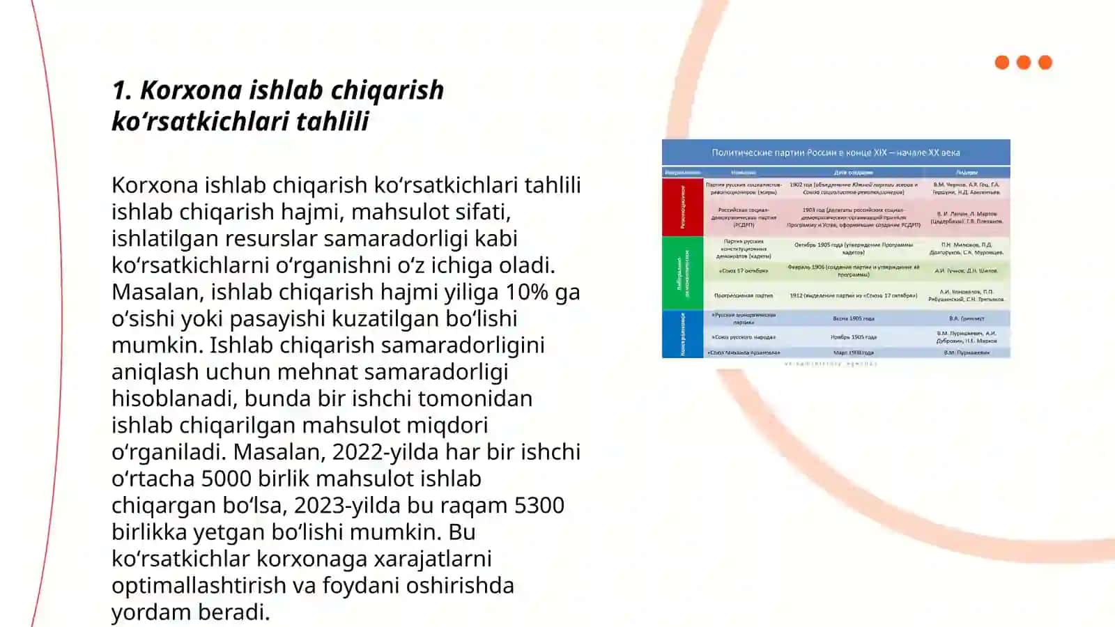 Korxonani yillik statestik xisobatlarini oʻrganish Iskandar 3
