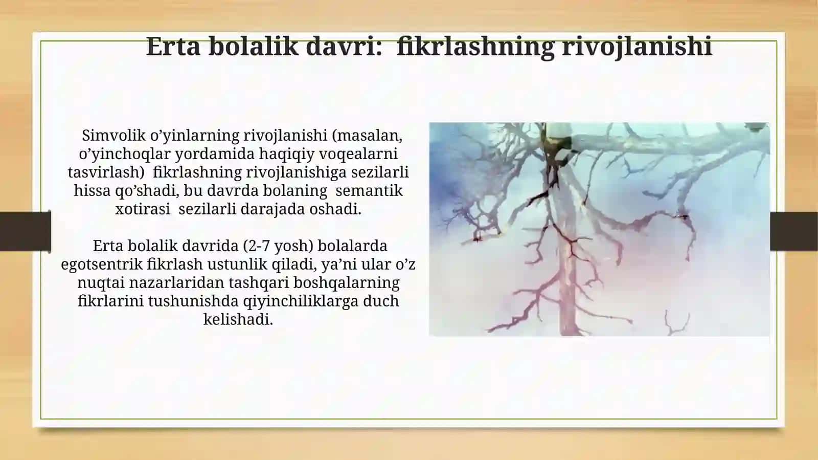 Ontogonezni ilk bosqichlarida psixik rivojlanishning xususiyatlari 3
