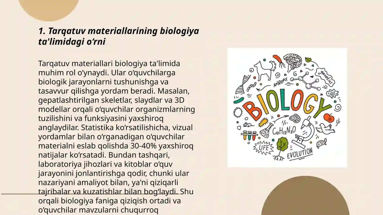 Tarqatuv materiallarini biologiyada qo'llash metodikasi 3