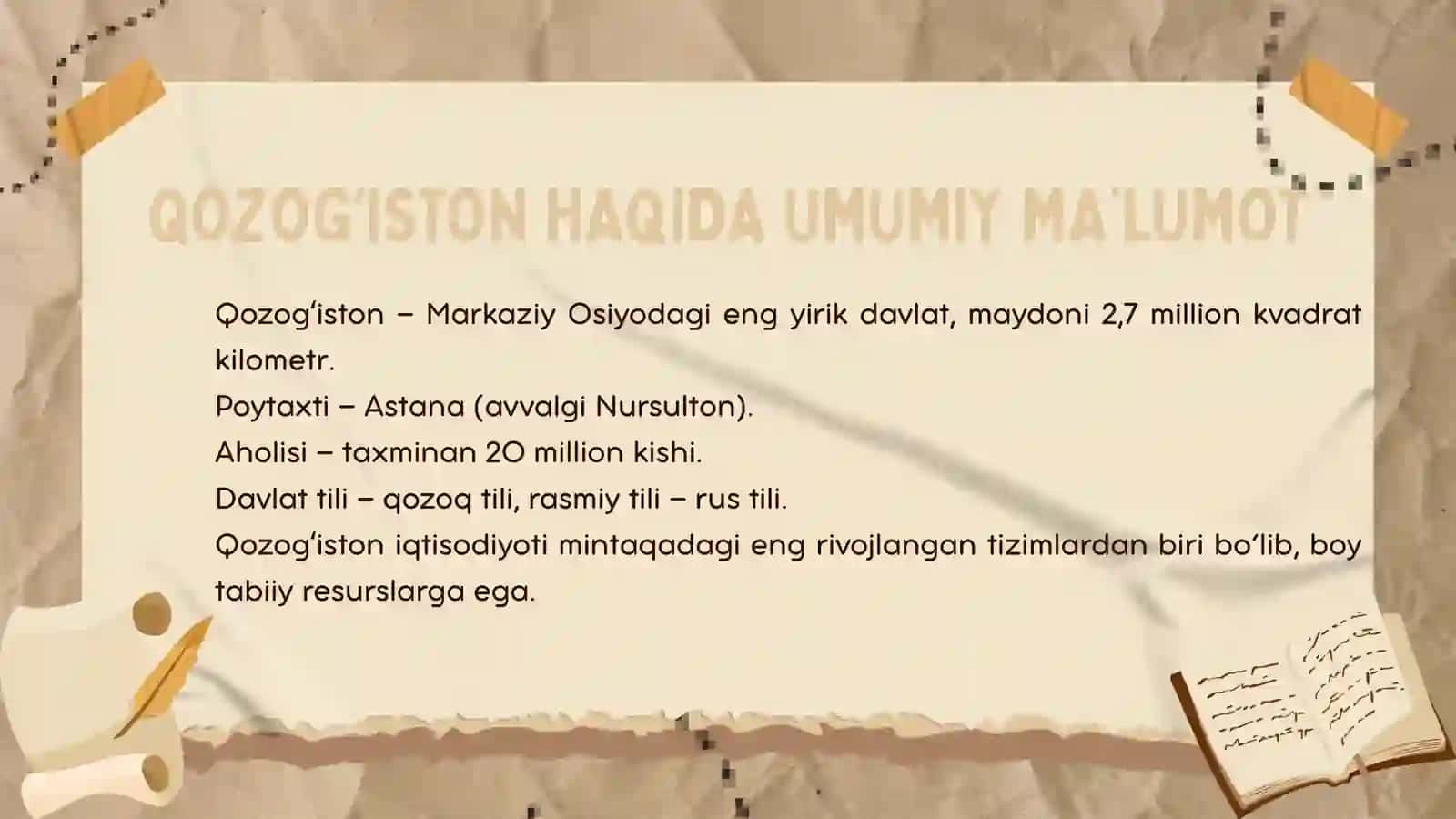 Qozog'istonning iqtisodiy geografiyasi va turistik tafsifi 3