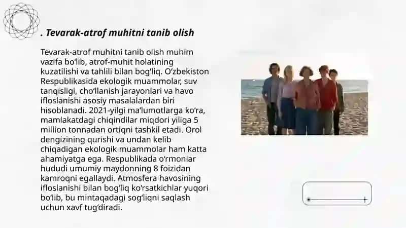 Tevarak-atrof muhitni tanib olish 3