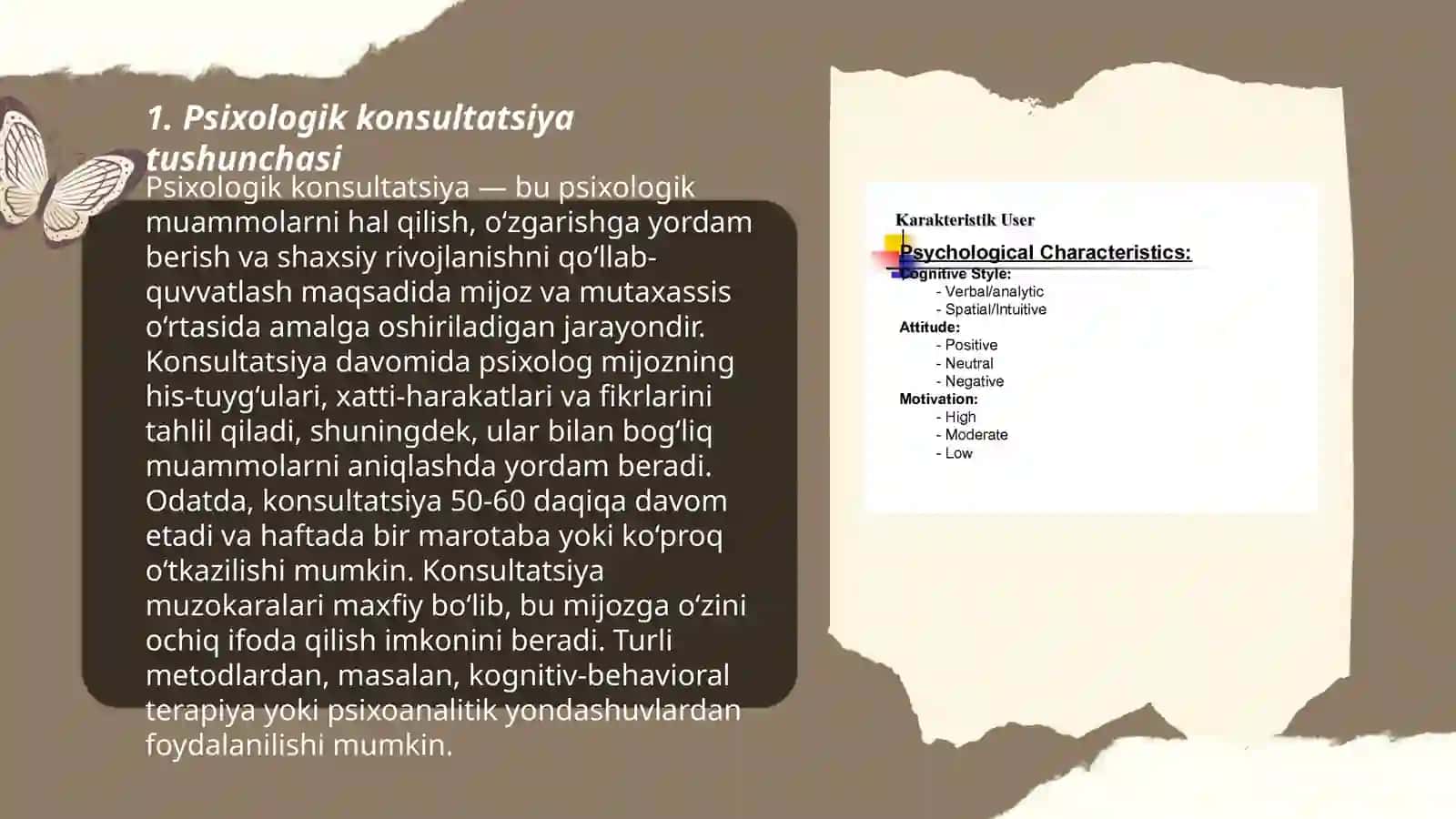 Psixologik konsultatsiyaning umumiy xarakteristikasi 3