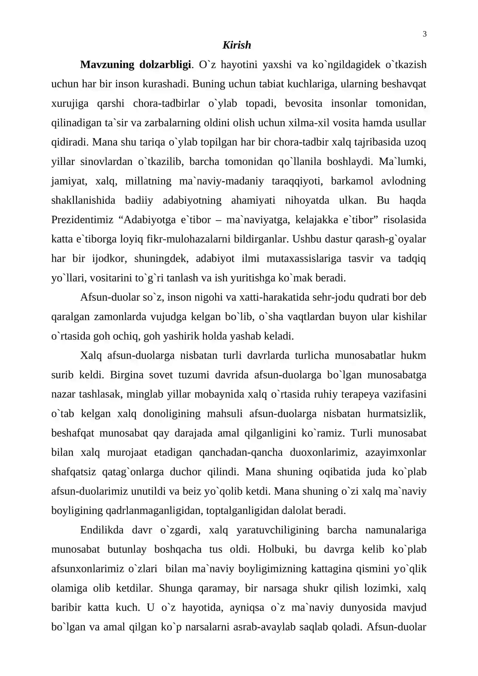 O`ZBEK XALQ AFSUN – DUOLAR FOLKLOR JANRI SIFATIDA 3
