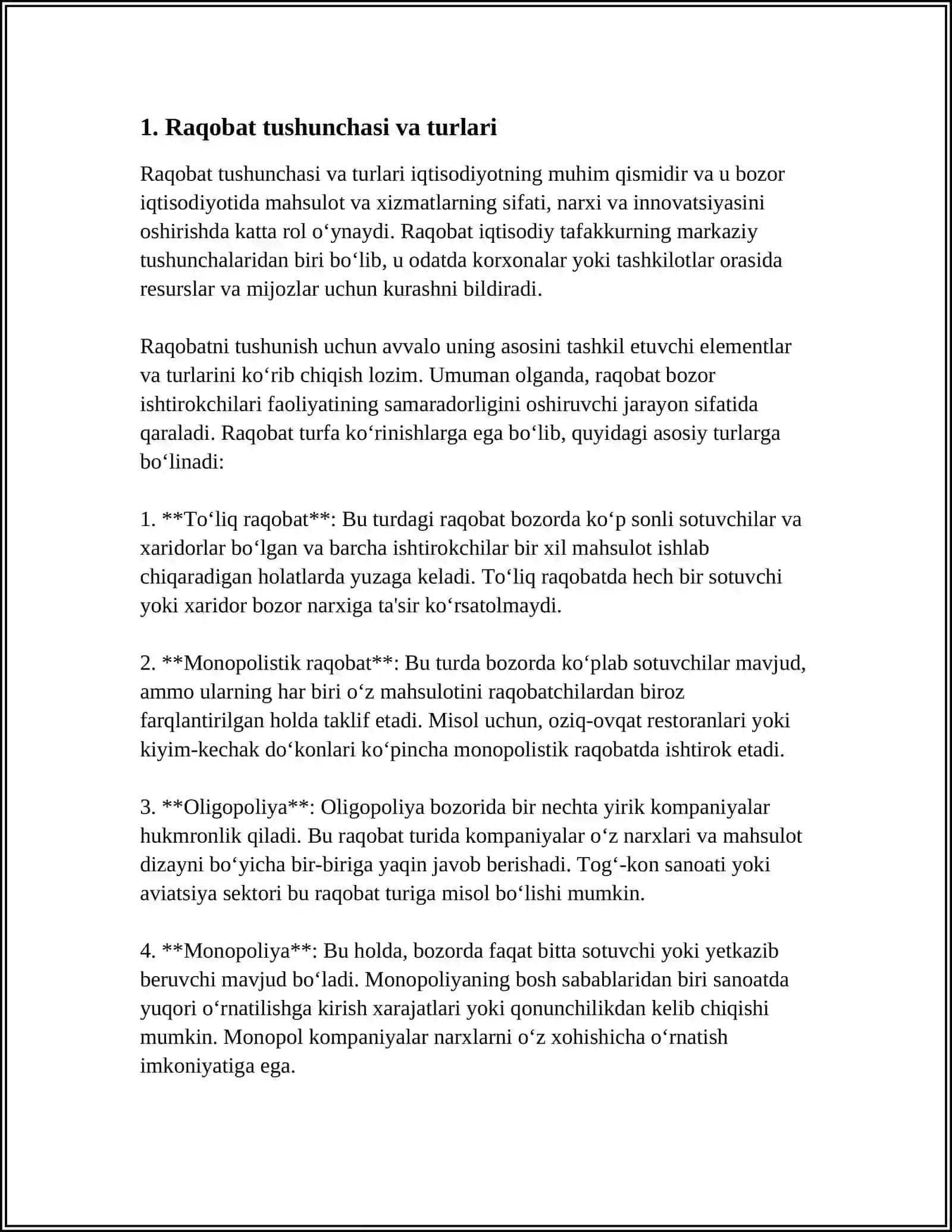 KORXONANING RAQOBATLASHUVI 3
