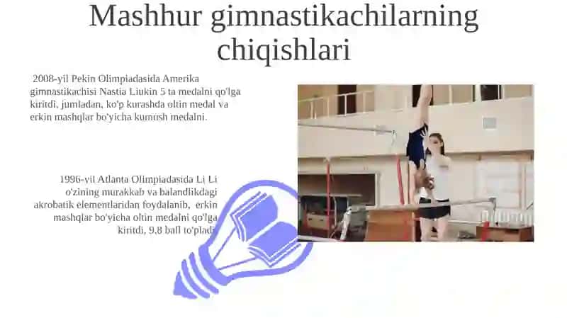 Gimnastika:Dastakli otda bajariladigan mashqlar 3
