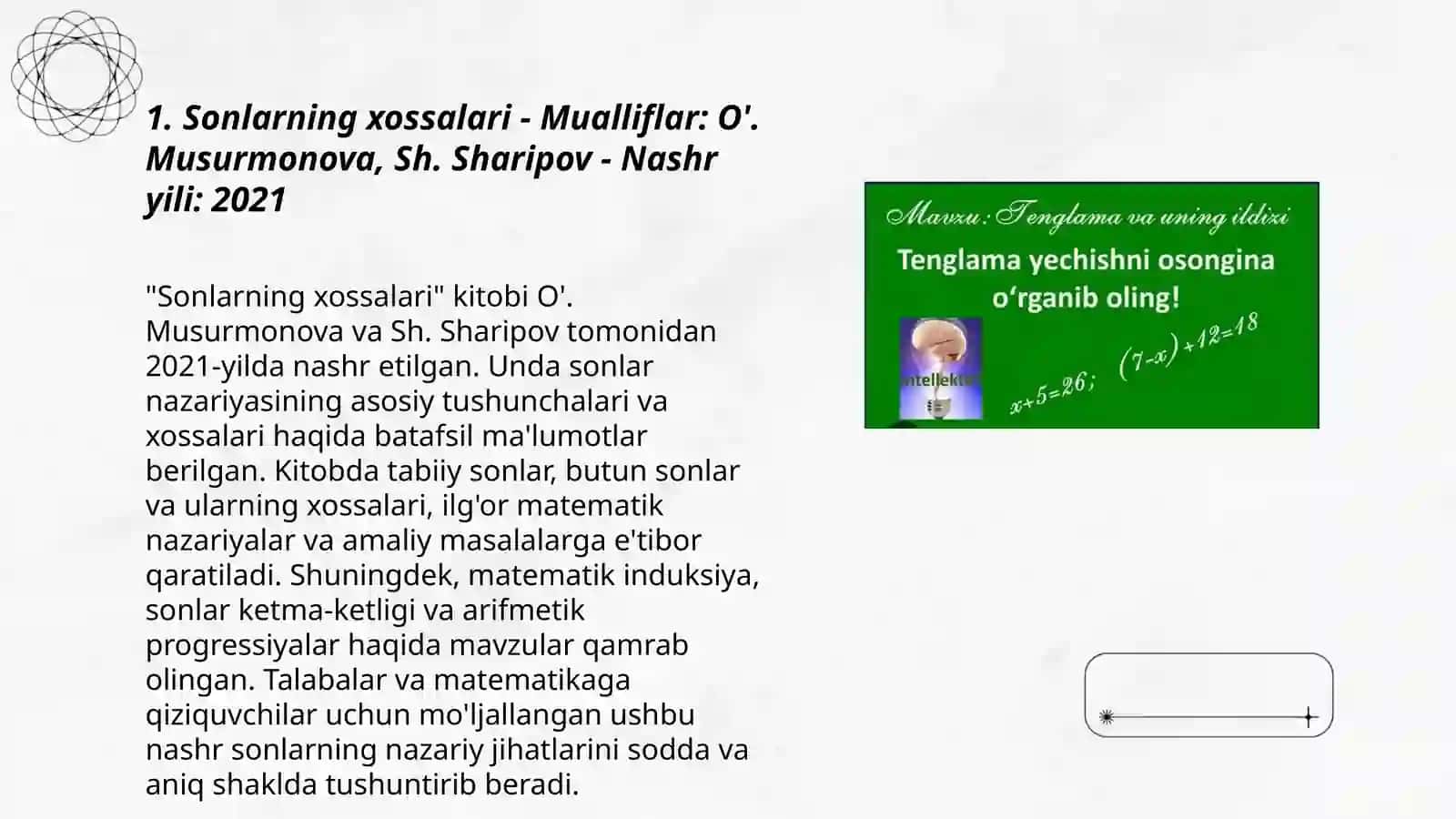 6-sinf matematika darsligi tahlili 3