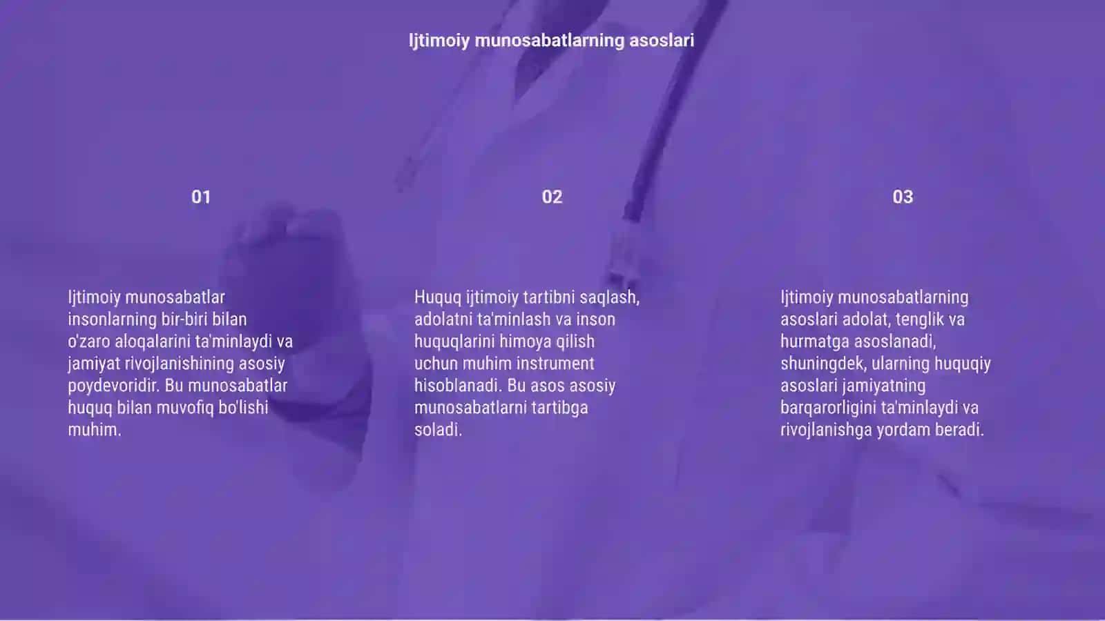 Ijtimoiy munosabatlar va huquq 3