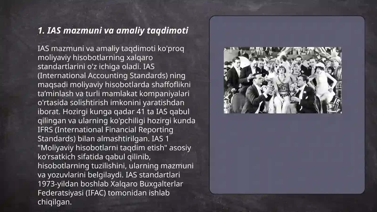 Moliyaviy instrumentlar-axborotlarni taqdim qilish Buhgalteriya Hisobi Xalqaro Standarti (IAS) 3