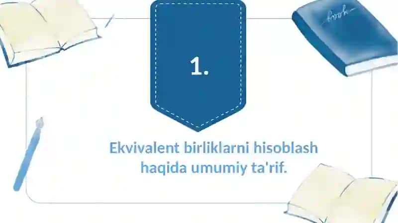 Ekvivalent birliklar hisobi 3