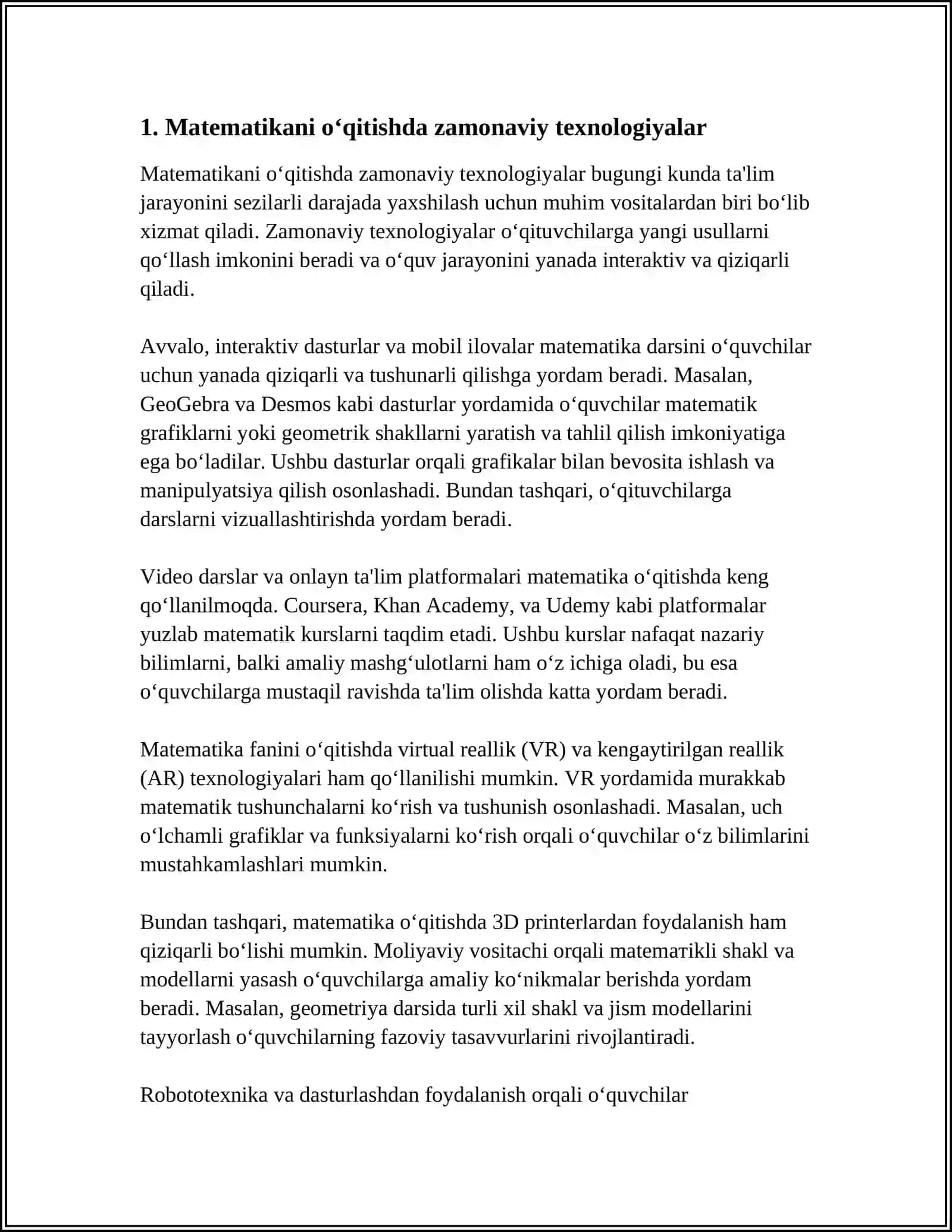 Zamonaviy texnologiyalar bilan matematika o‘qitish 3