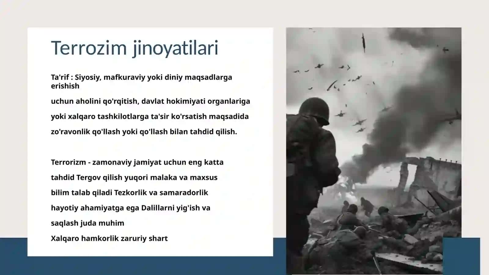 Terrozim jinoyatini tergov qilish 3