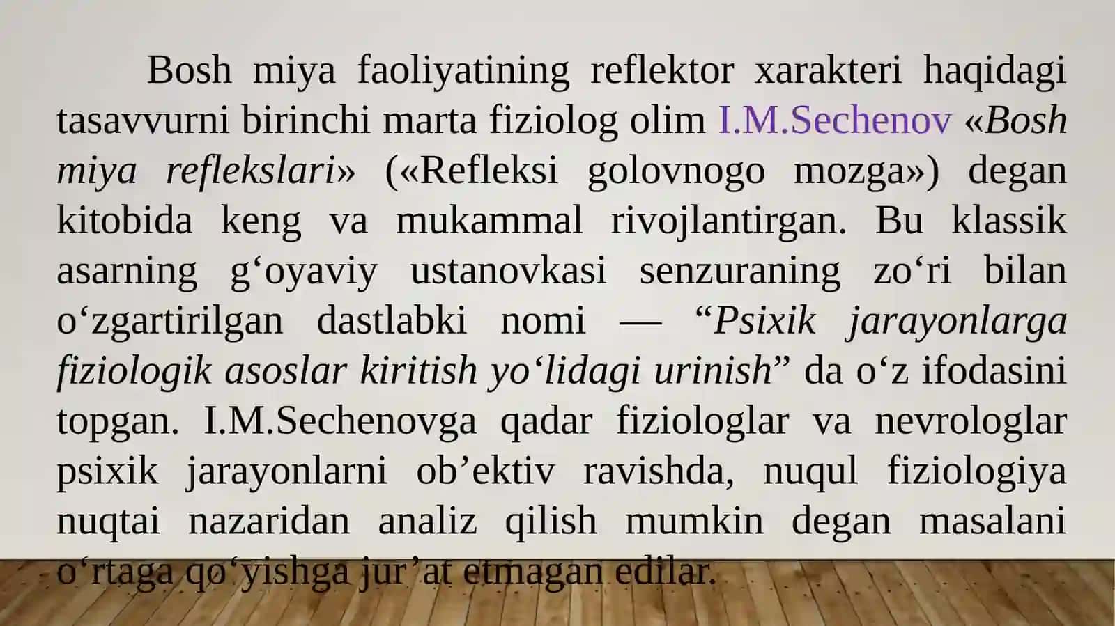 OLIY NERV FAOLIYATI HAQIDA TUSHUNCHA 3