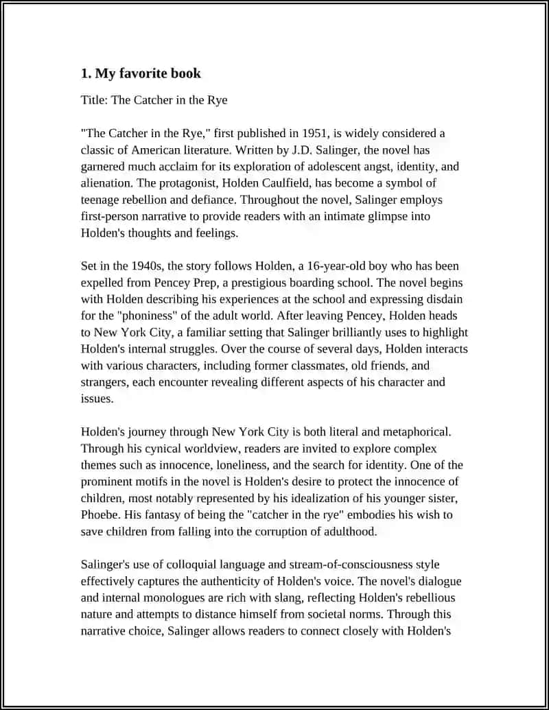 The Catcher in the Rye 3