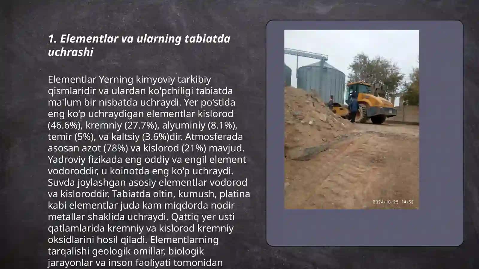 Elementlar va ularning tabiatda uchrashi 3