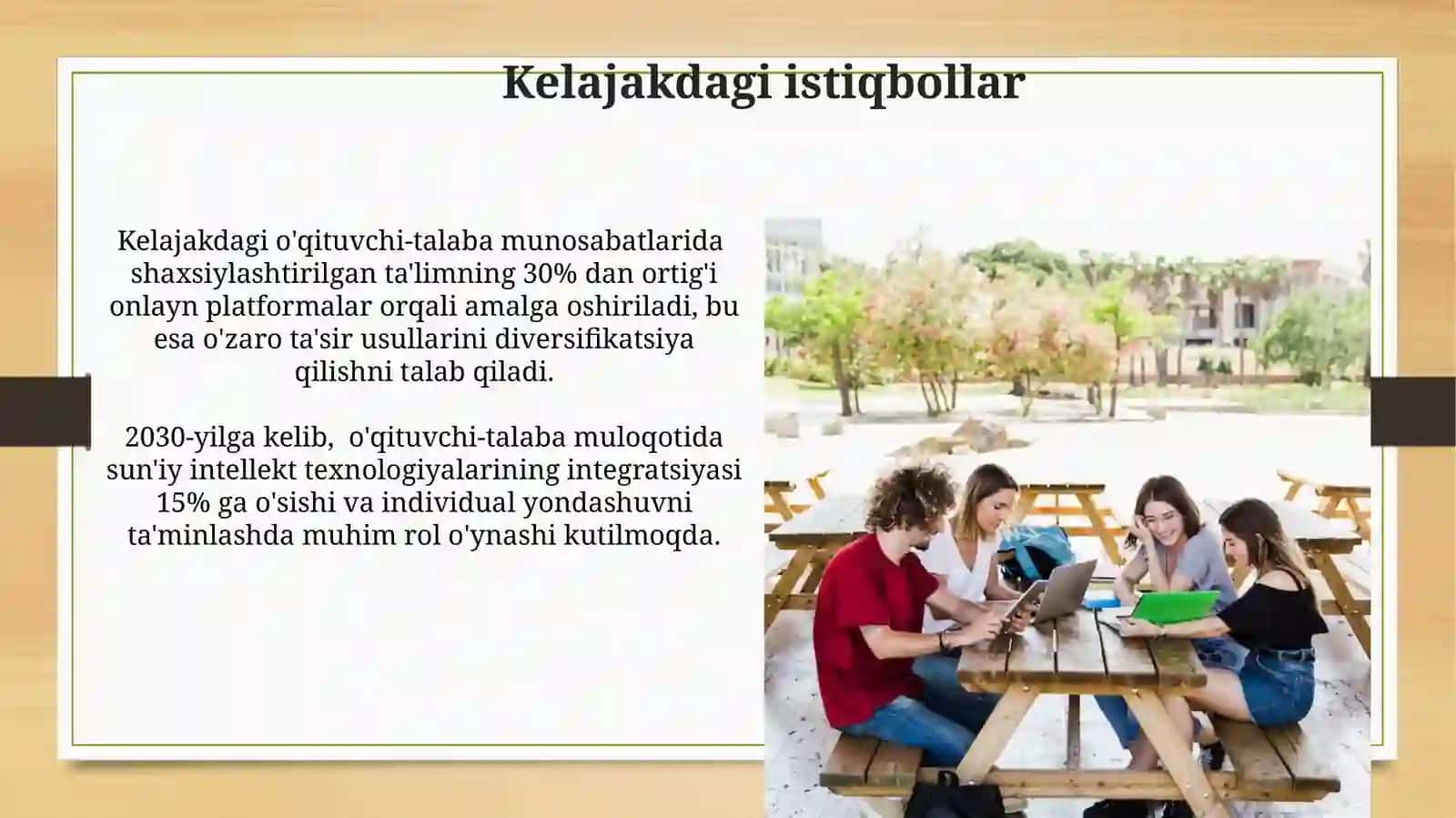 Dars va darsdan tashqari jarayonda o‘qtuvchi va o‘quvchilar muloqoti unga qo‘yiladigan talablar 3