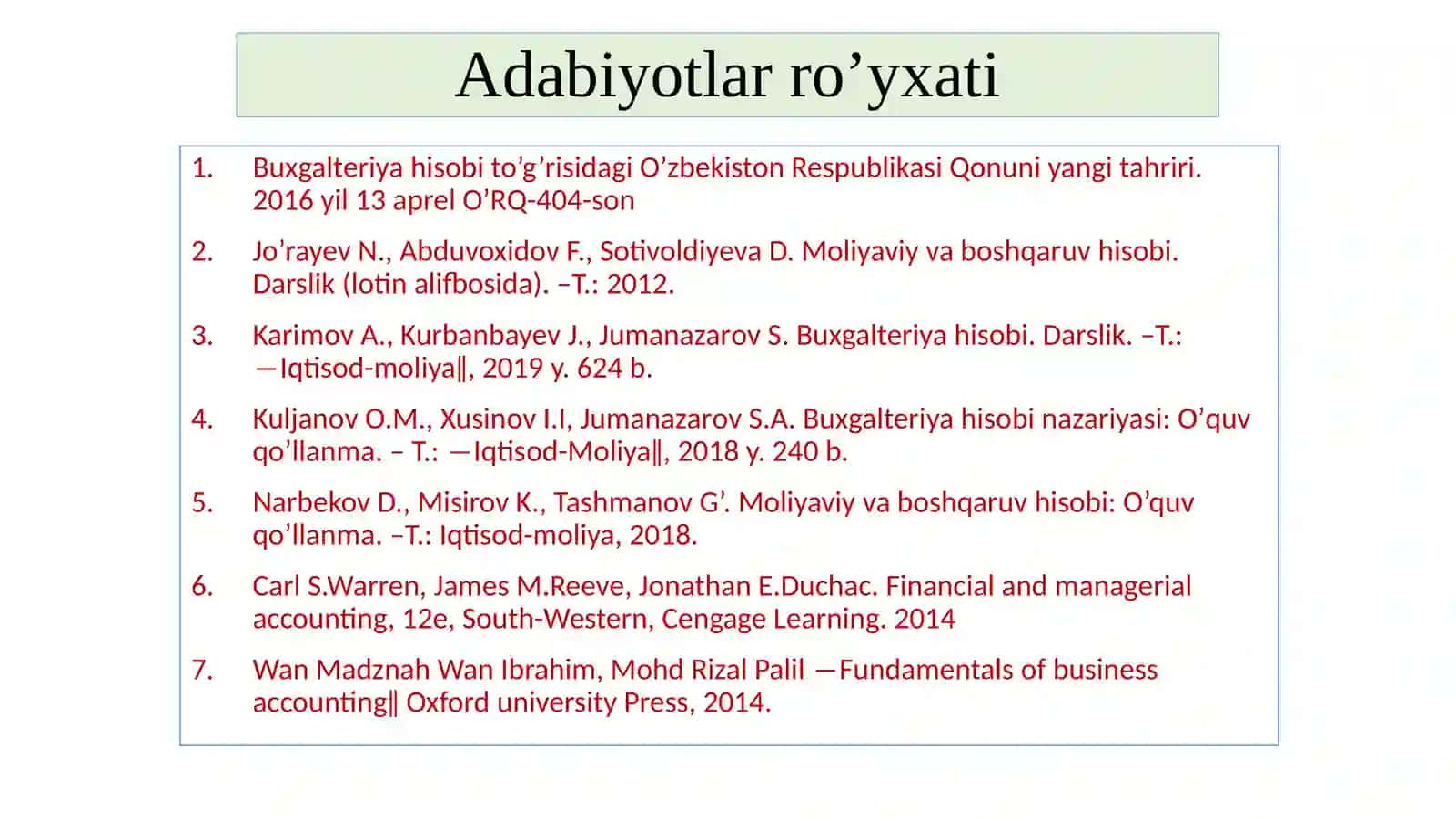 Buxgalteriya Hisobining Axborot Tizimlari 3