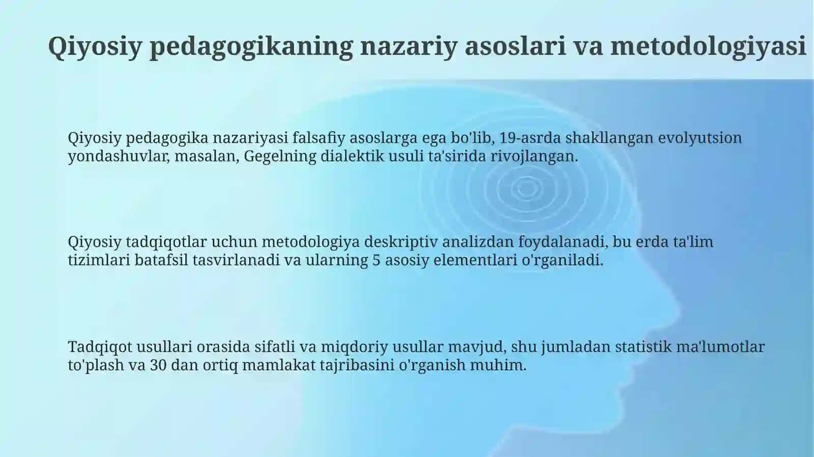 Qiyosiypedagogiktaraqqiyotiningdolzarbyoʻnalishlari 3