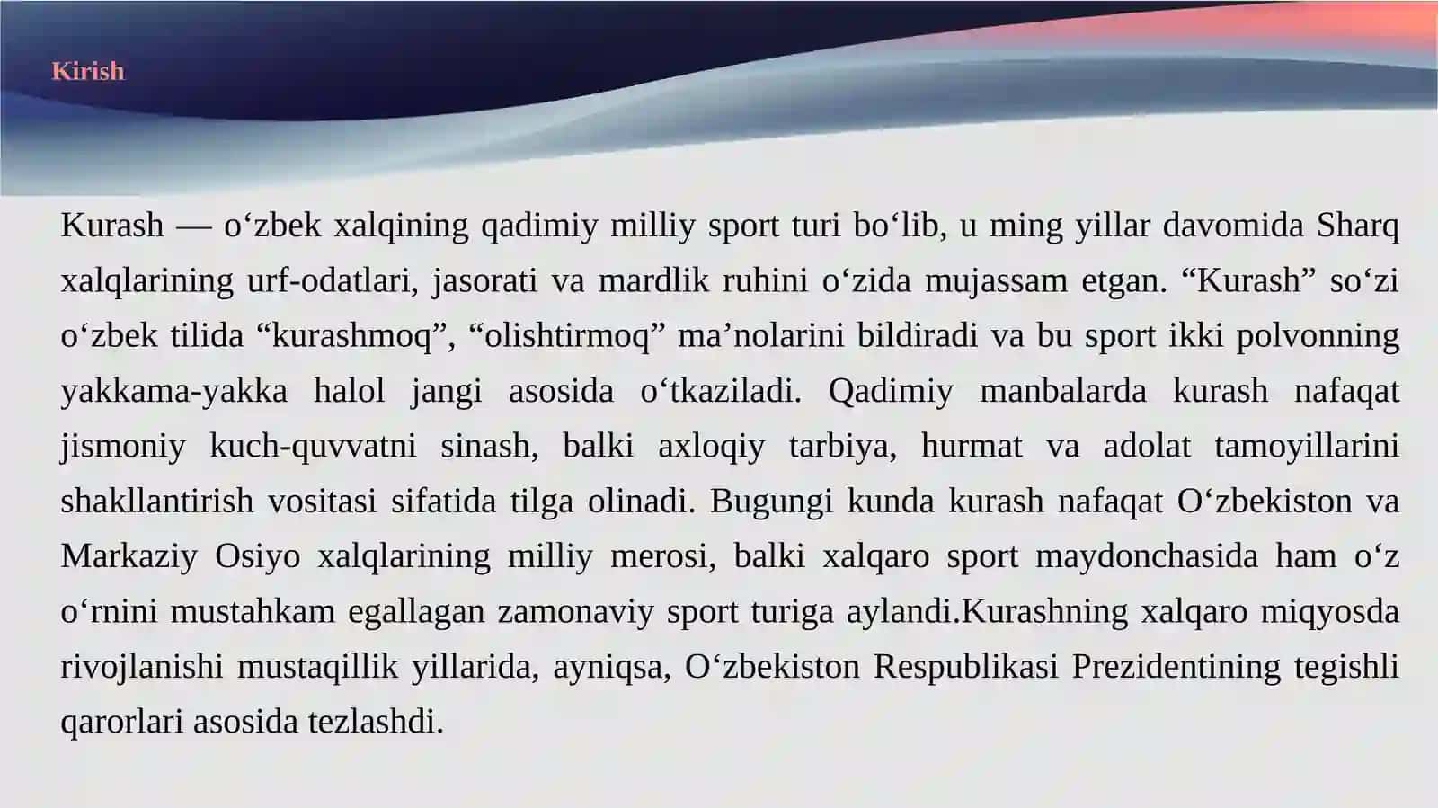 Kurash turi bo‘yicha jahon miqyosidagi musobaqalar o‘tkazilishi 3