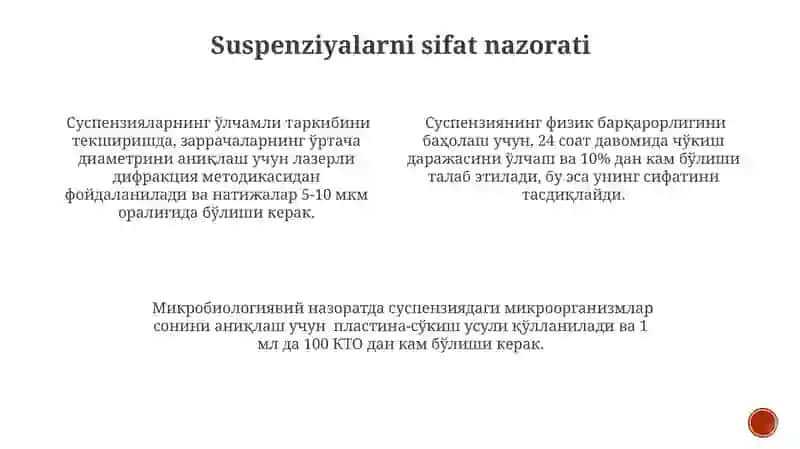 Suspenziyalar 3