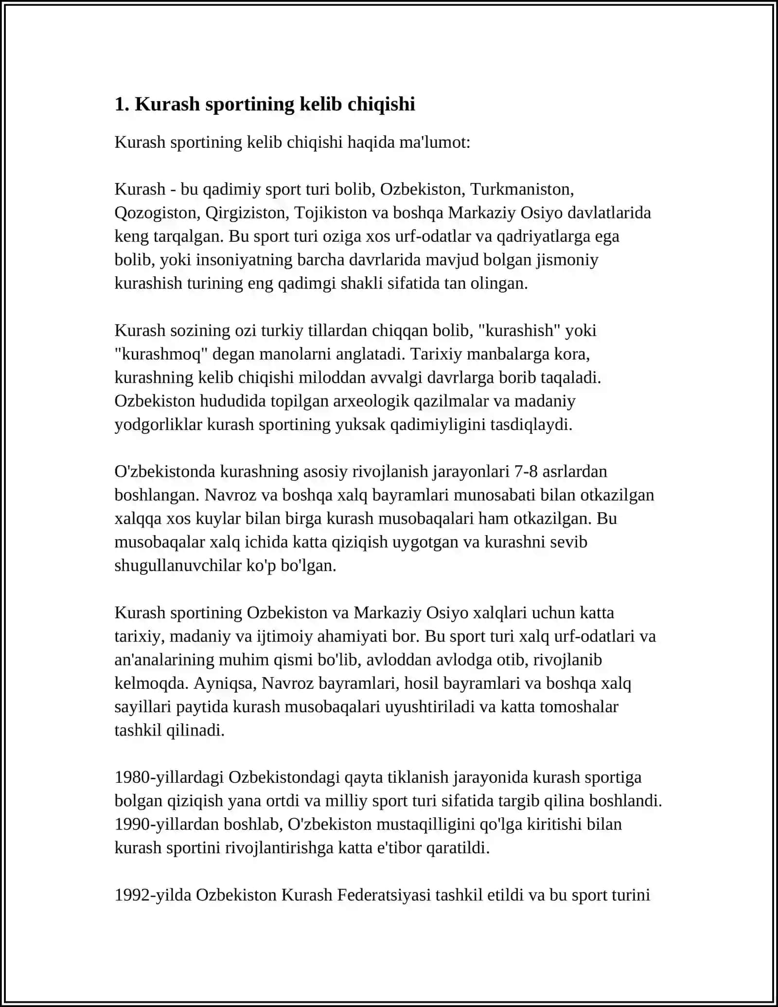 MILLIY KURASH SPORT TARIXI 3