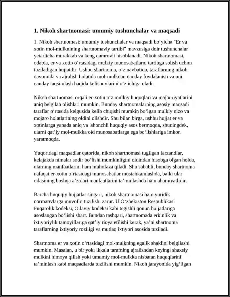 ER VA XOTIN MOL-MULKNING SHARTNOMAVIY TARTIBI 3
