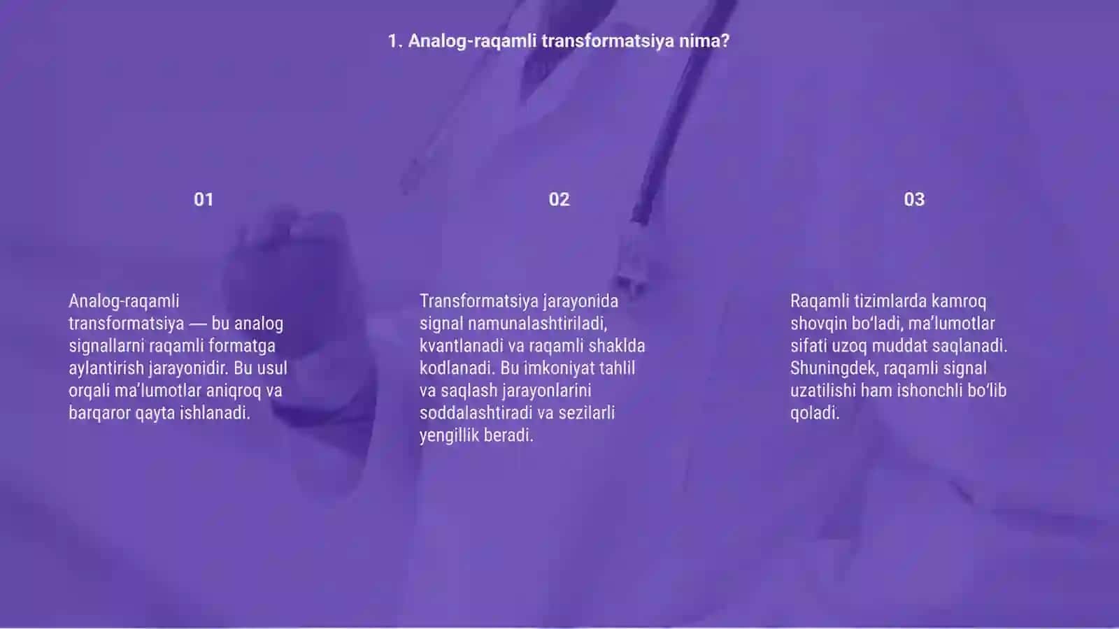 Analog-raqamli transformatsiya 3