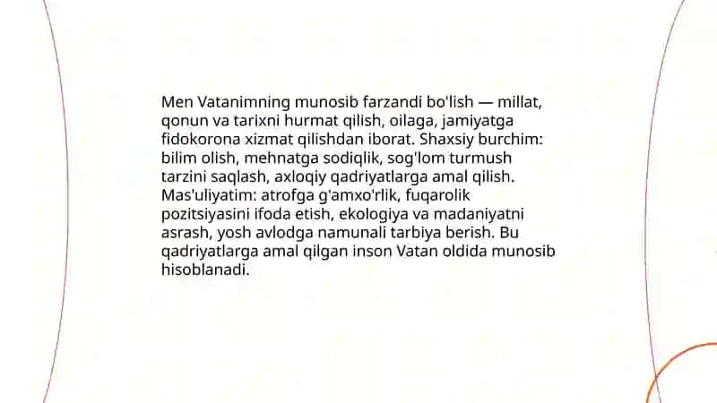 Men Vatanimning Munosib Farzandiman 3