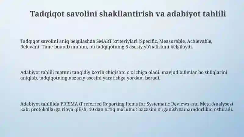 Tadqiqotning samarali olib borish masalalari,ilmiy ishni yozish usullari 3