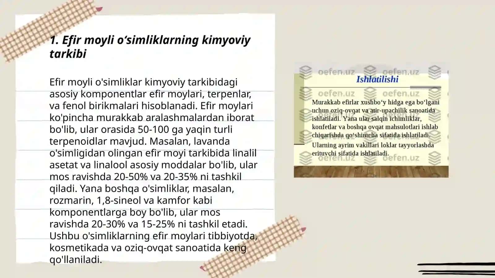 Efir moyli oʻsimliklar 3