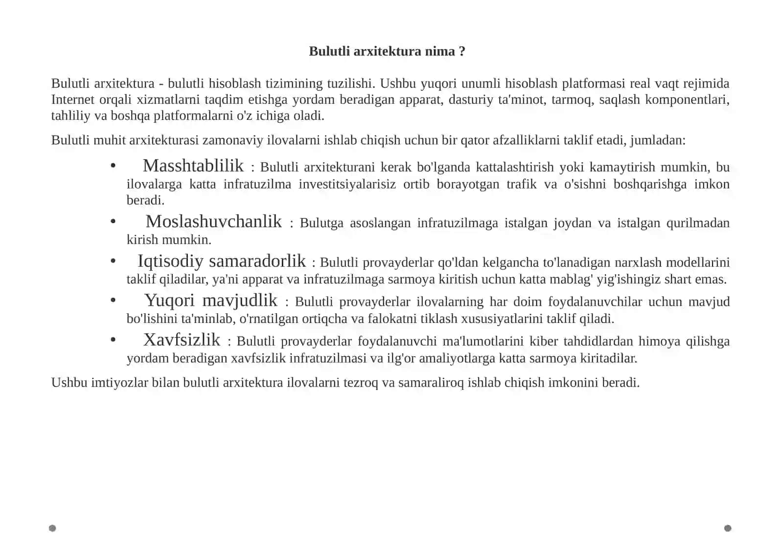 ARXITEKTURANI YARATISH BO’YICHA QO’LLANMA 3