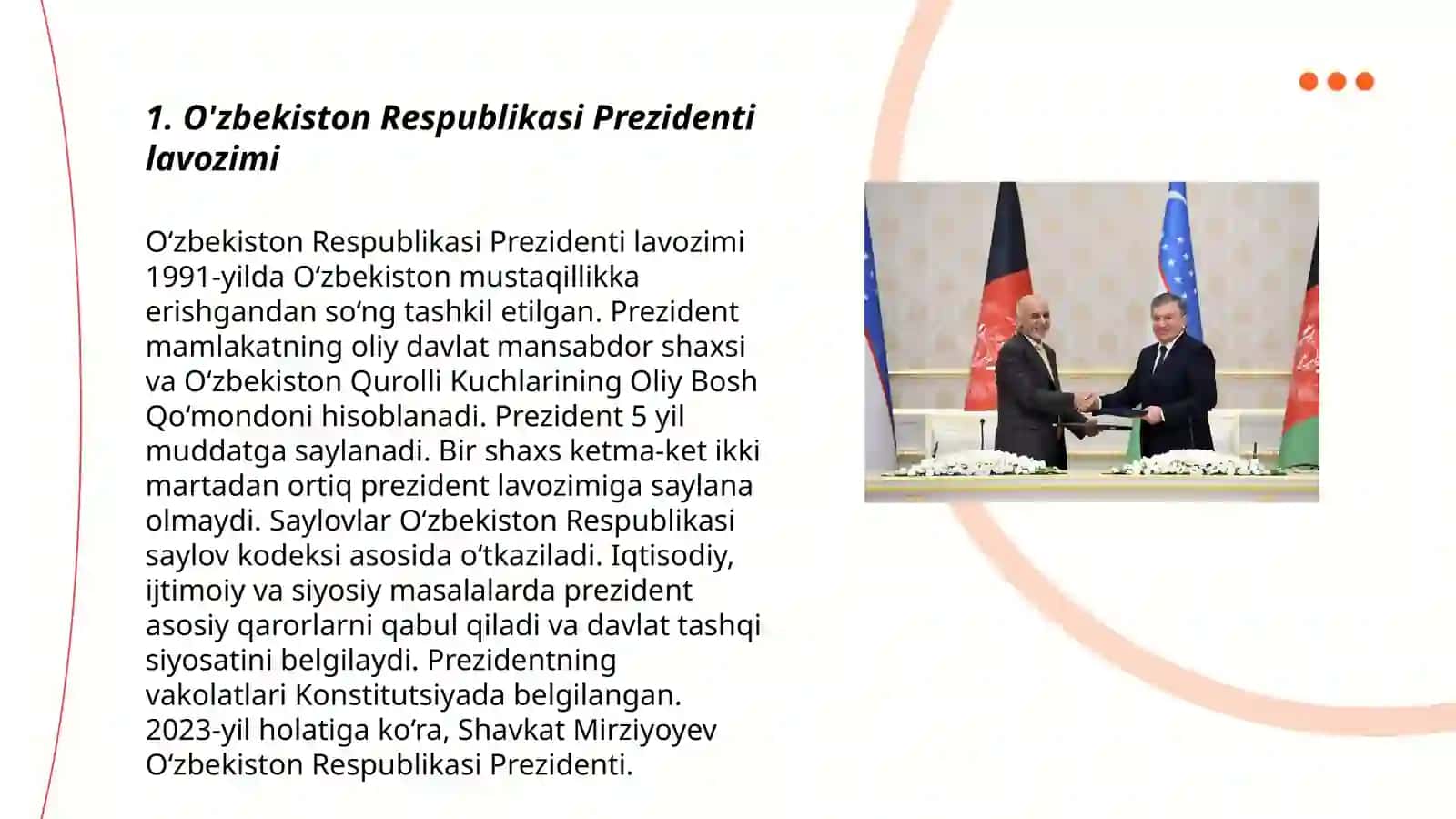O'zbekiston Respublikasi Prezidenti lavozimi 3