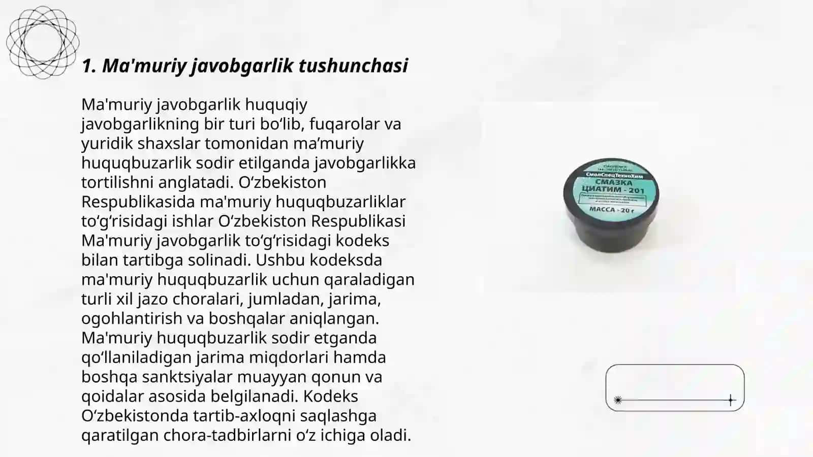 Ma'muriy javobgarlik to‘g‘risidagi qonunchilik 3