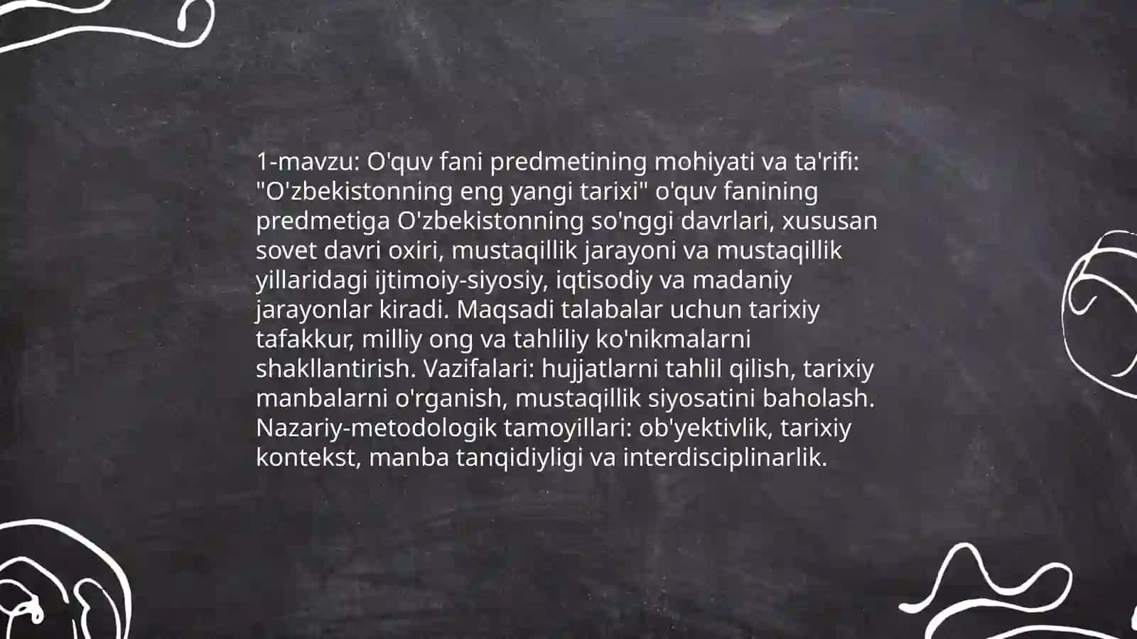 O'zbekistonning eng yangi tarixi 3